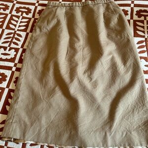 Pendleton Woolen Mills Taupe Wool Skirt Vintage